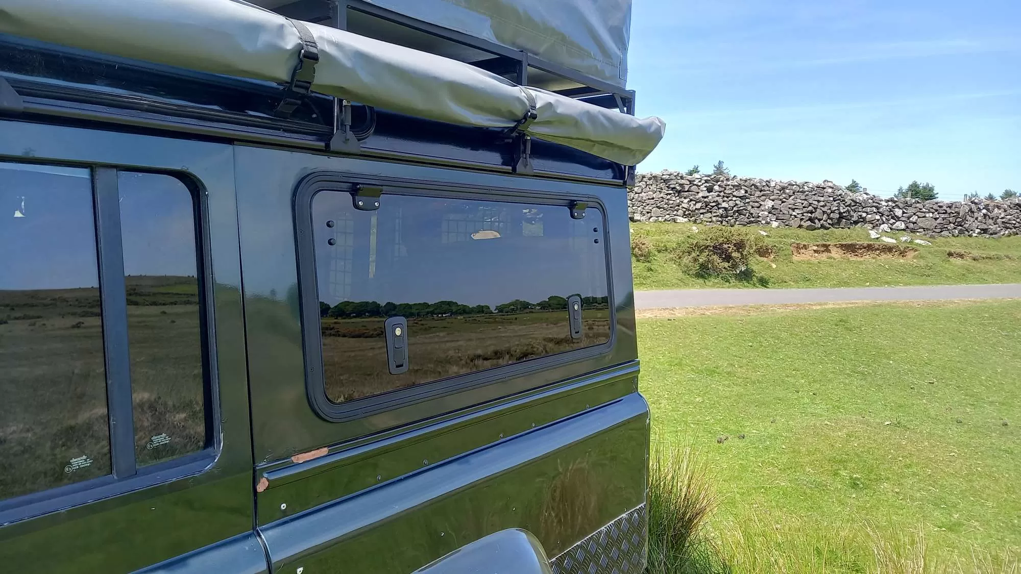 Explore Glazing Land Rover Defender gullwing window glass version.