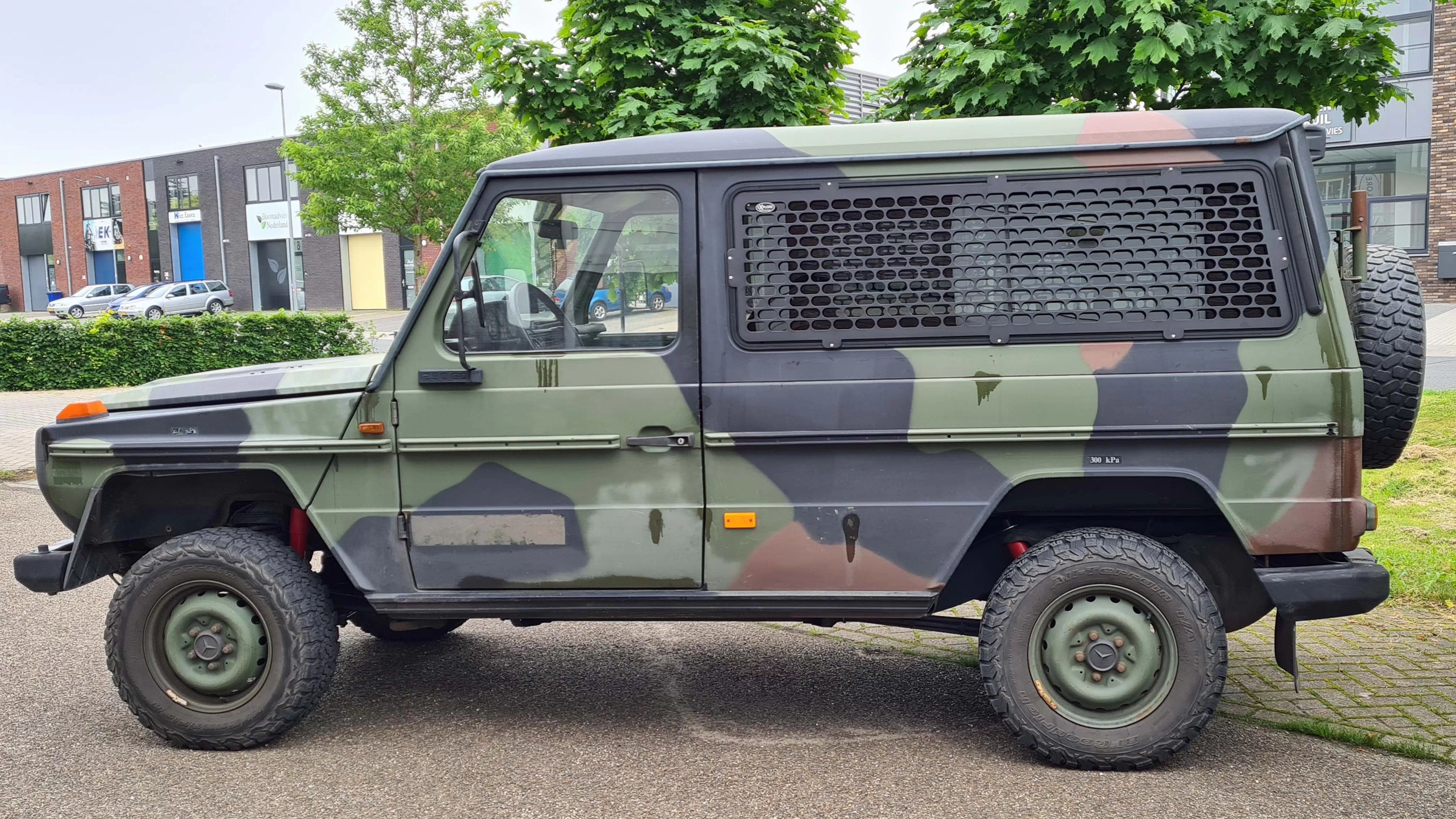 Explore Glazing Mercedes Benz G-Class Kastenwagen sliding window with a window guard