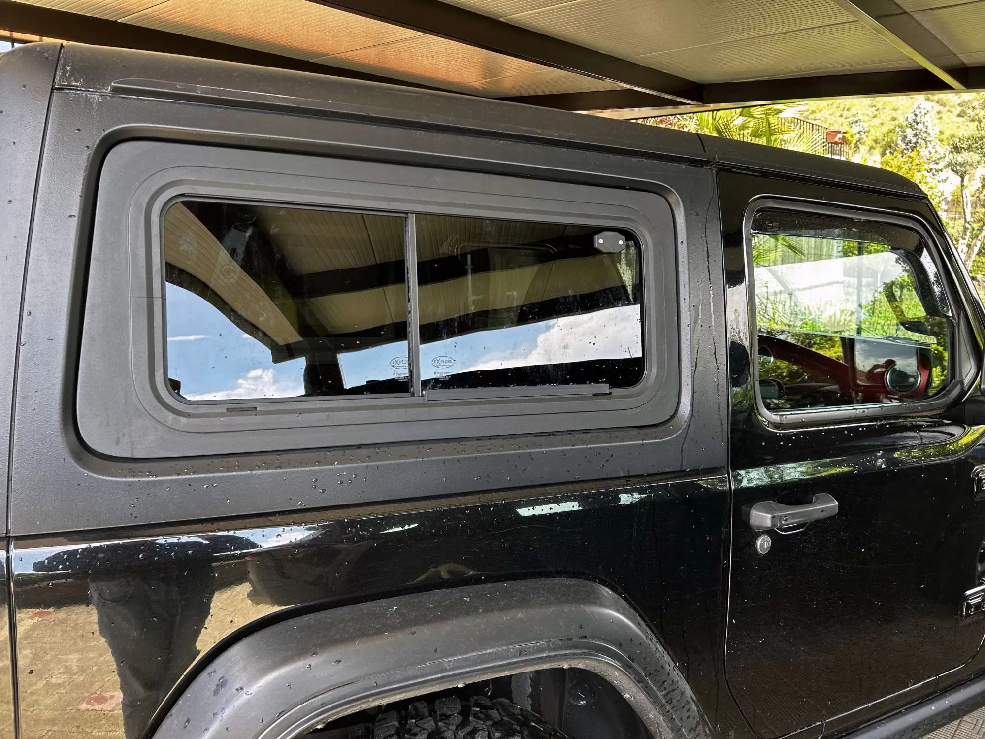 Explore Glazing Jeep Wrangler JK JL edition 3 door sliding window