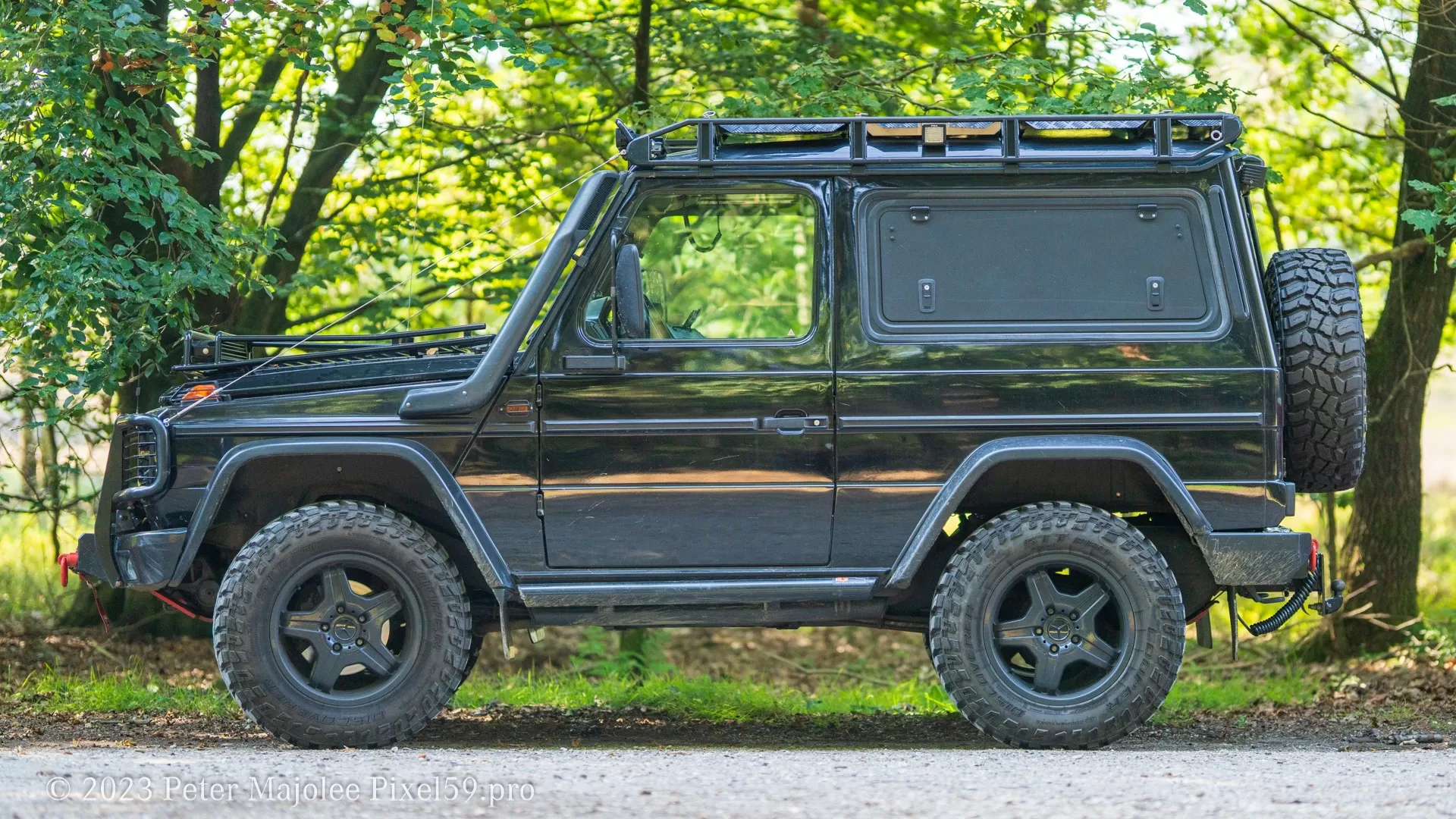 Gullwing window full aluminium Mercedes G wagon short wheel base